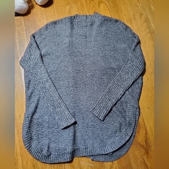 Love Change Italy Gray Open Front Cardigan - Picture 5 of 10